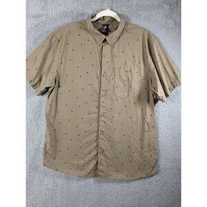 Mountain Hardwear Shirt Mens XL Big Cottonwood Sun Print Short Sleeve Button